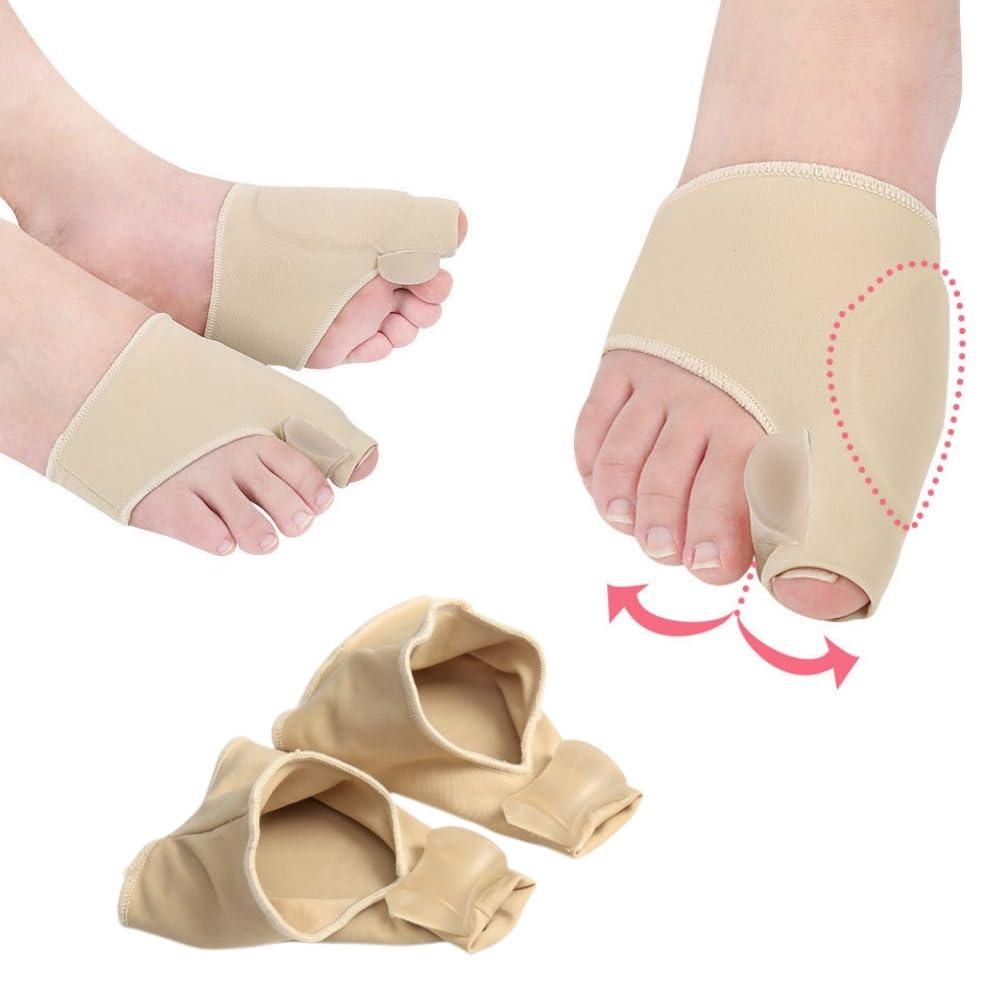 2 Pairs Gel Cushion Pads: Foot Care Tool for Night & Home Use - Lavansh collections for women